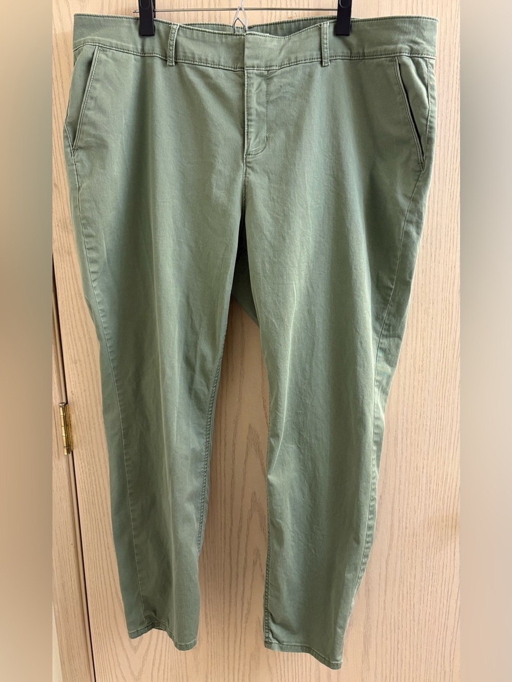 LOFT Light Olive Green Chino Pants